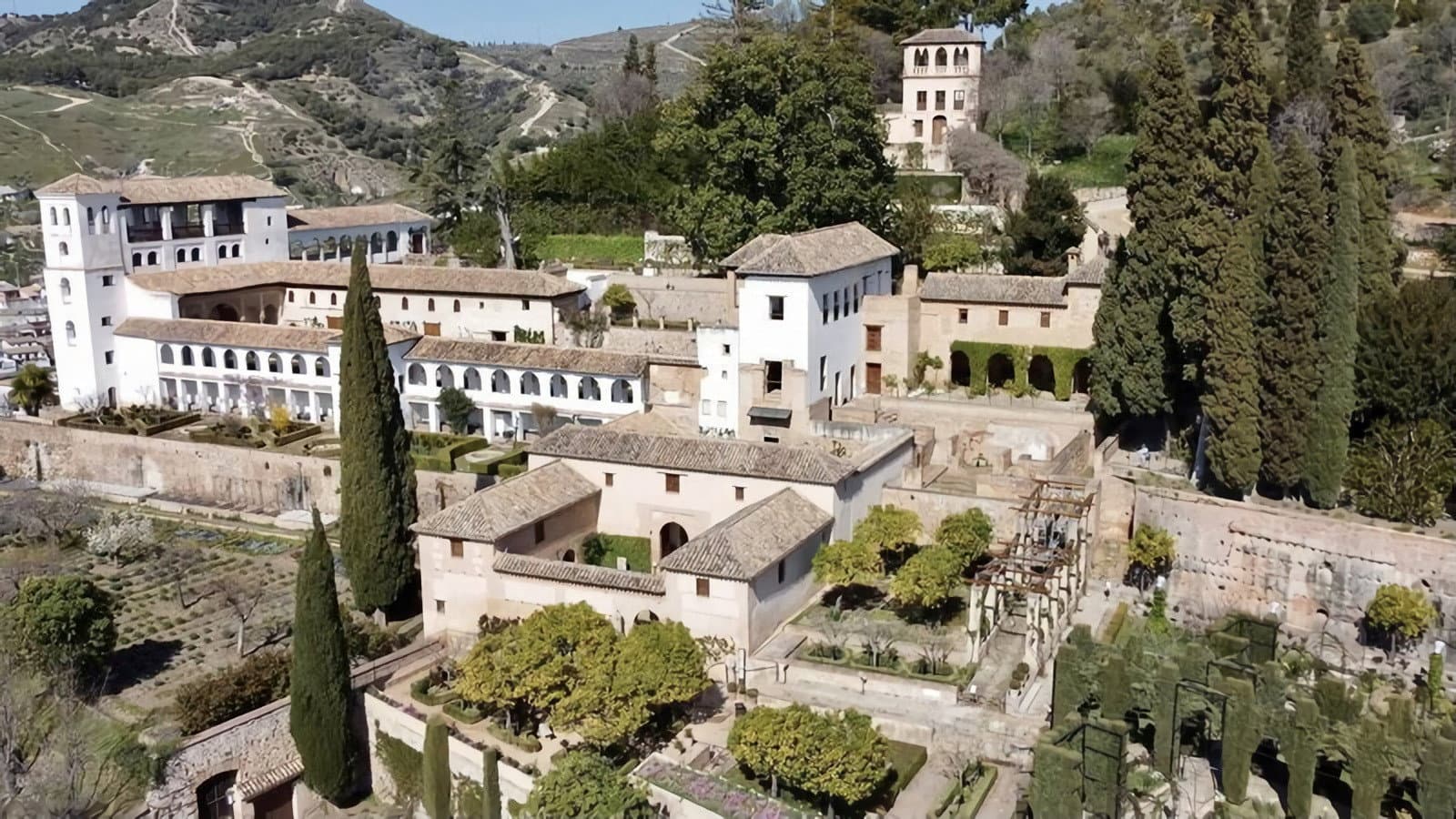 The Alhambra: Fortress of Andalusia backdrop