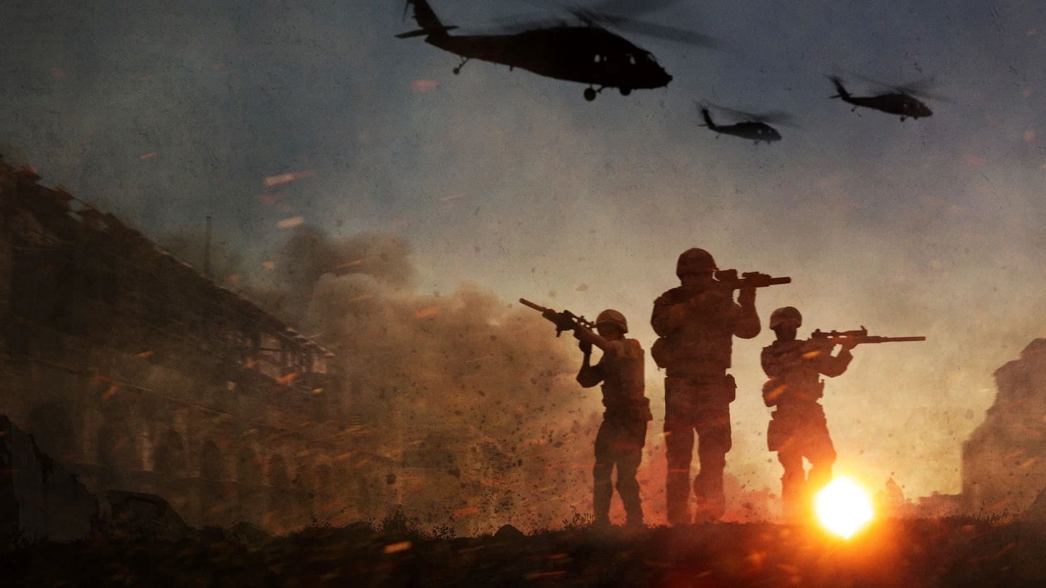 Surviving Black Hawk Down backdrop